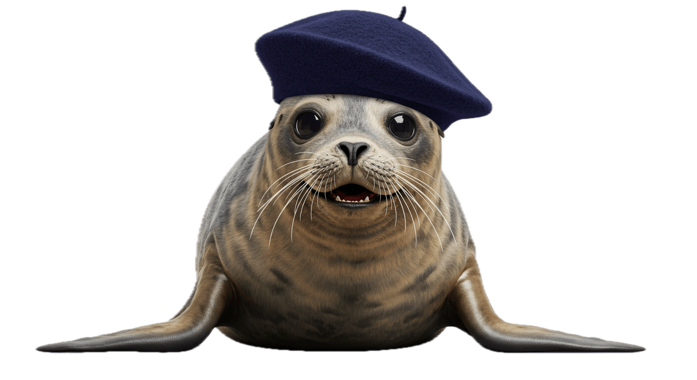 Phoque the seal - Phoque mascot
